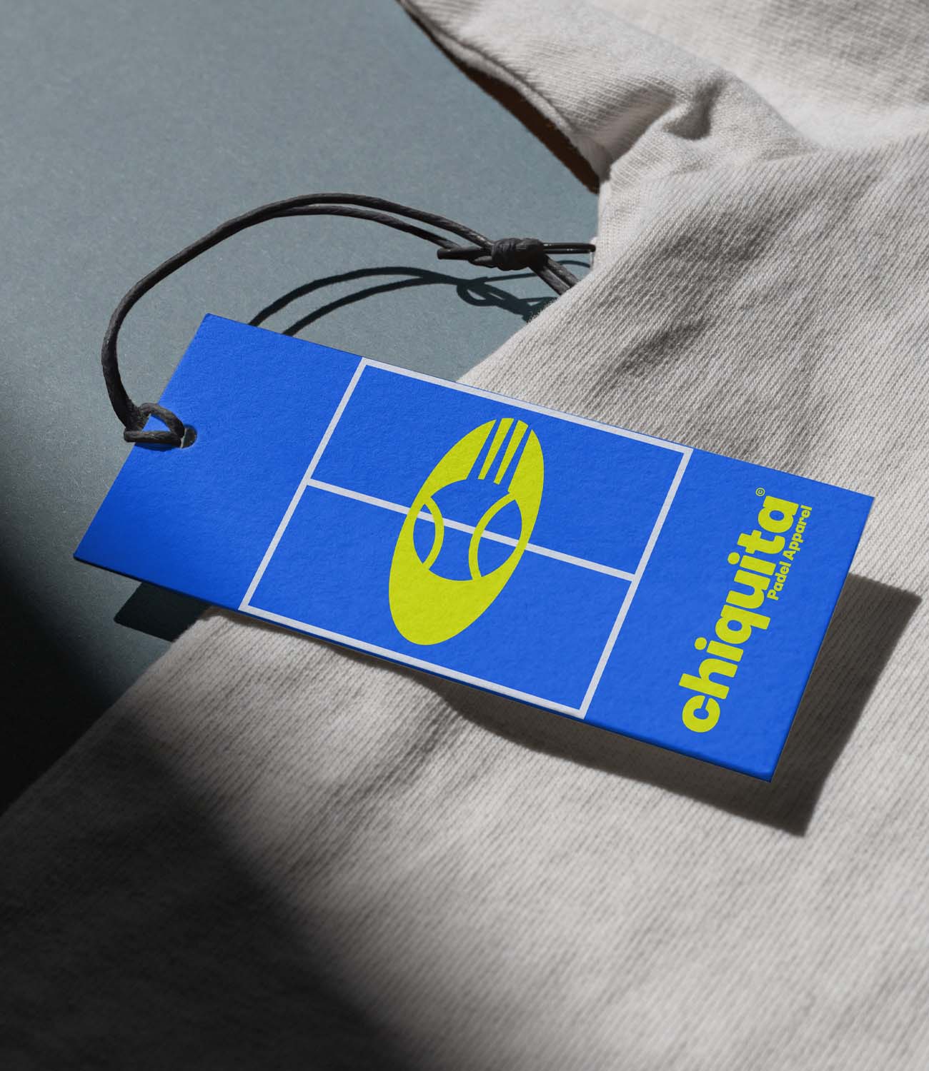 étiquette chiquita padel apparel